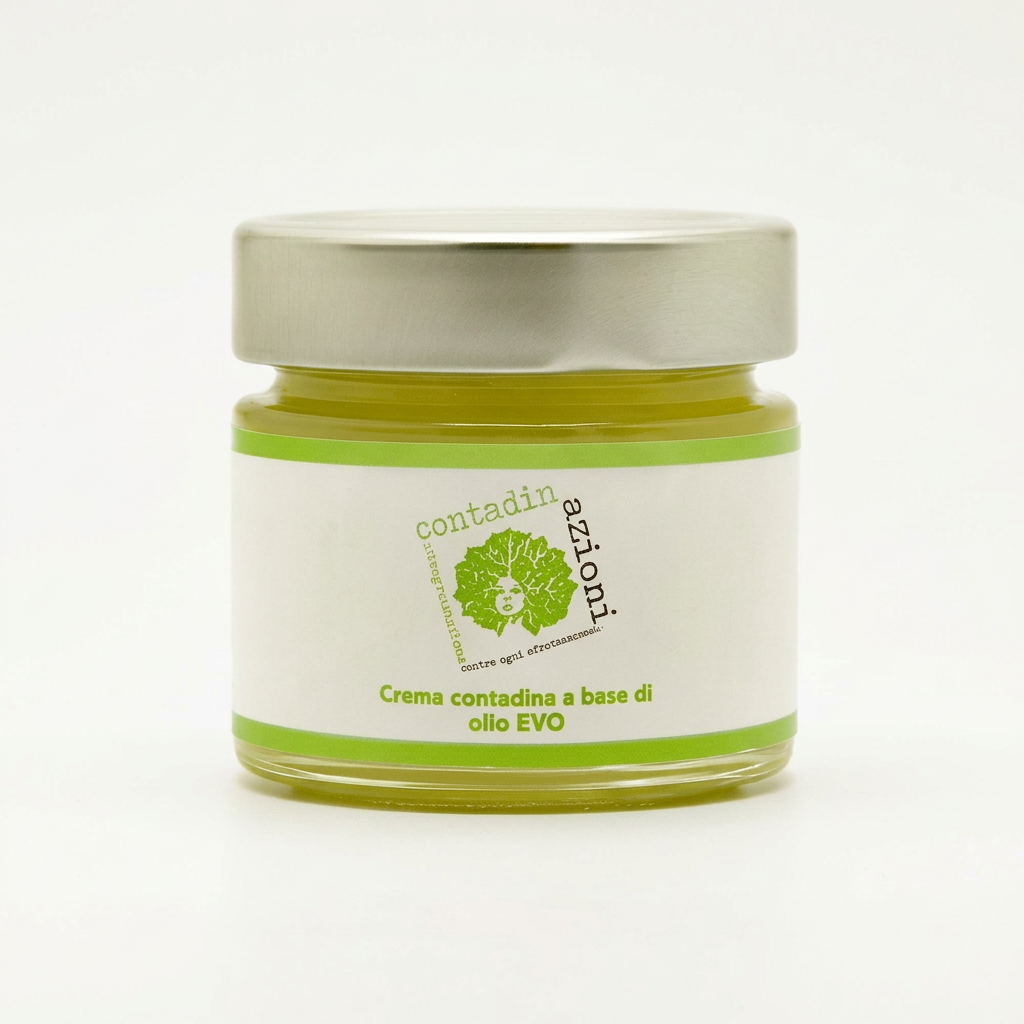 Preparazione dolce spalmabile a base di olio EVO